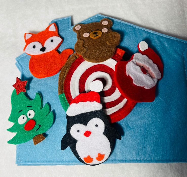 Коледна Тиха  книжка за момчета и  момичета