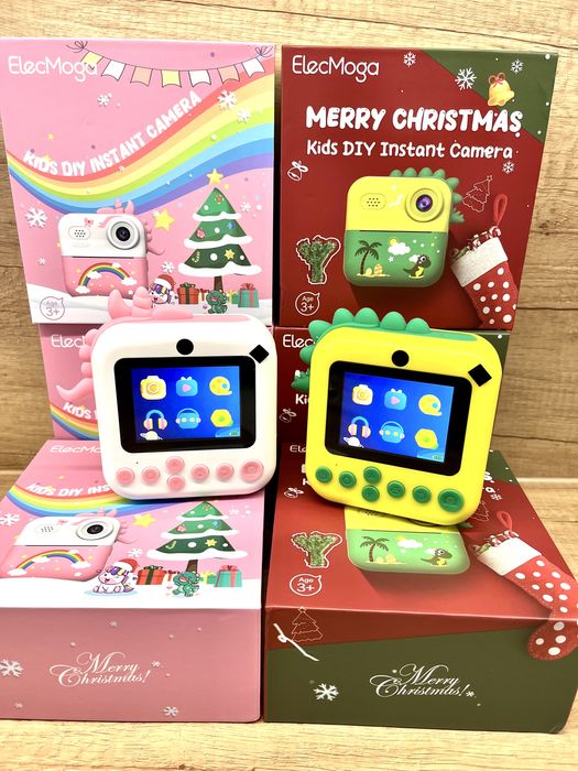 ПРОМО Нов Детски фотоапарат с принтер за моментален печат