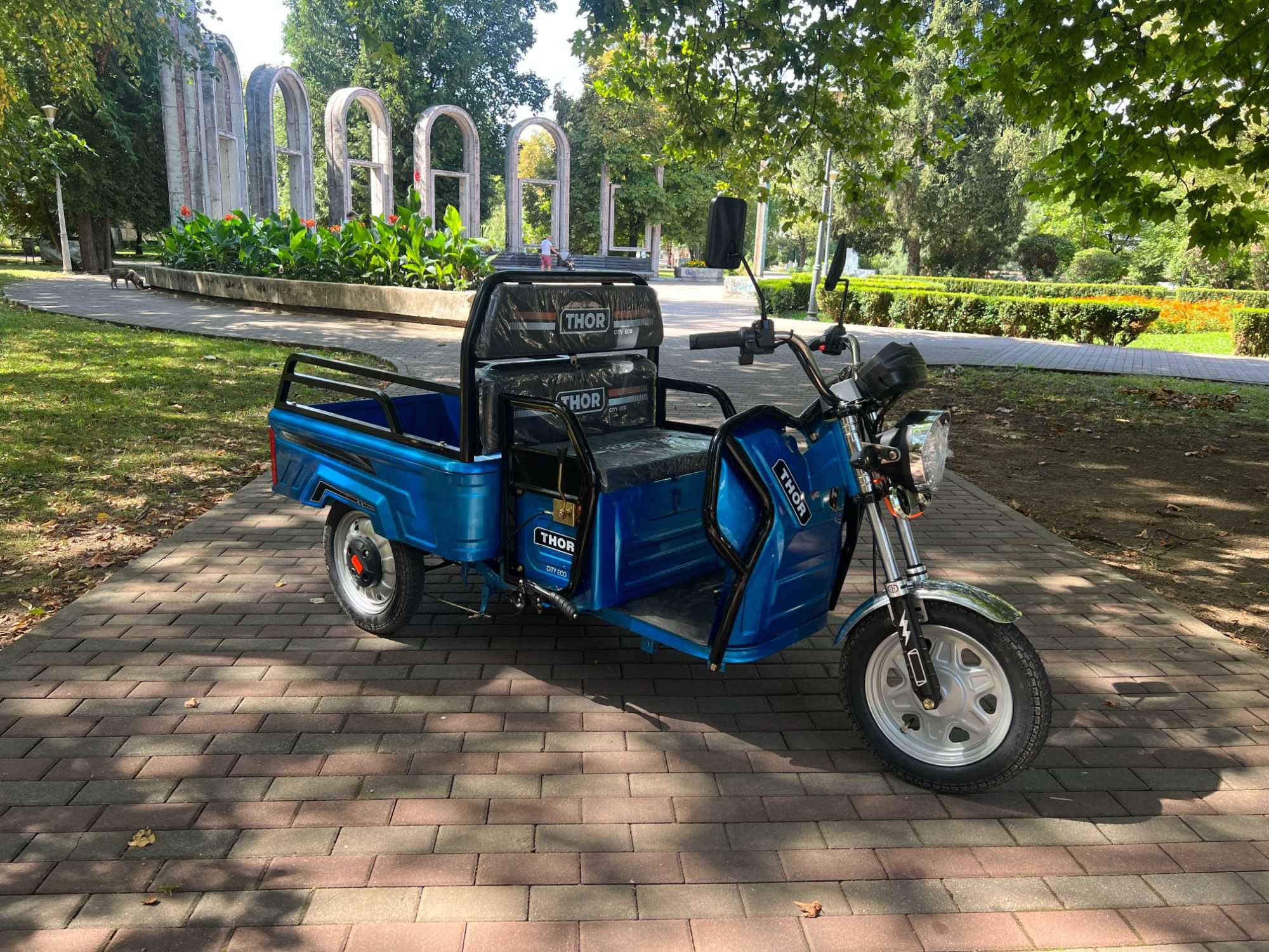 Triciclu electric Thor CITY-ECO rosu,verde,turcoaz, albastru Agramix