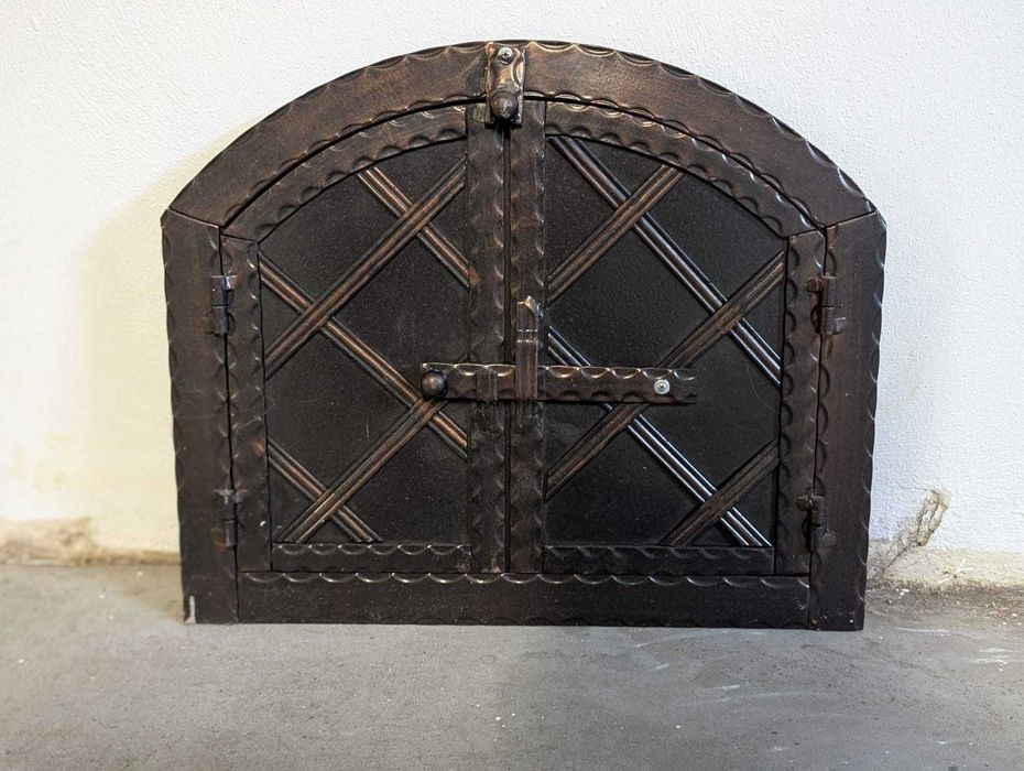 Ușă cuptor cu aspect vintage, deschidere 40x32 cm, nou-nouță