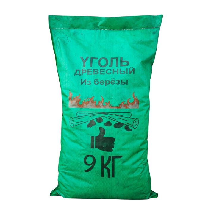 Древесный уголь 3000/9кг