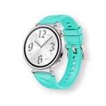 Силиконова каишка techsuit за huawei watch gt 4/ gt 5 (41mm) mint/silv