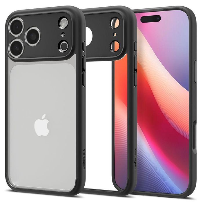 Spigen ultra hybrid - iphone 17 pro - матово черен