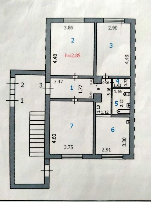 3-х комнатная квартира