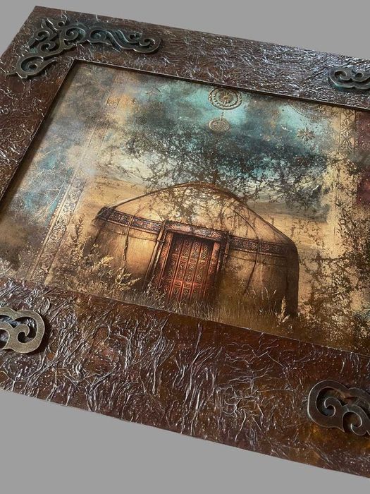 "Зеркало Степи" зеркальное панно