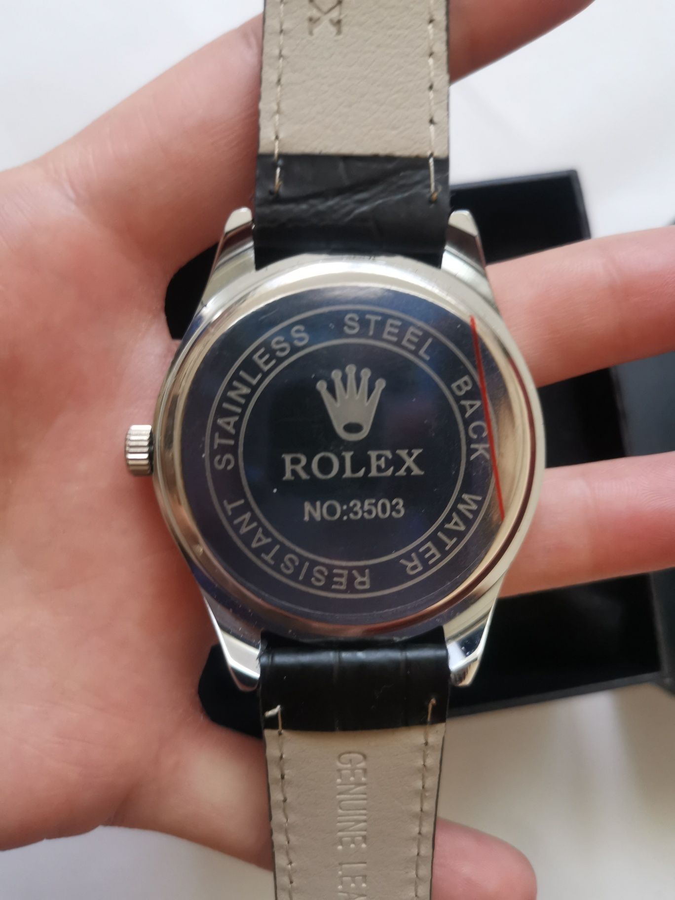 Ceas Rolex - brățară crocodil