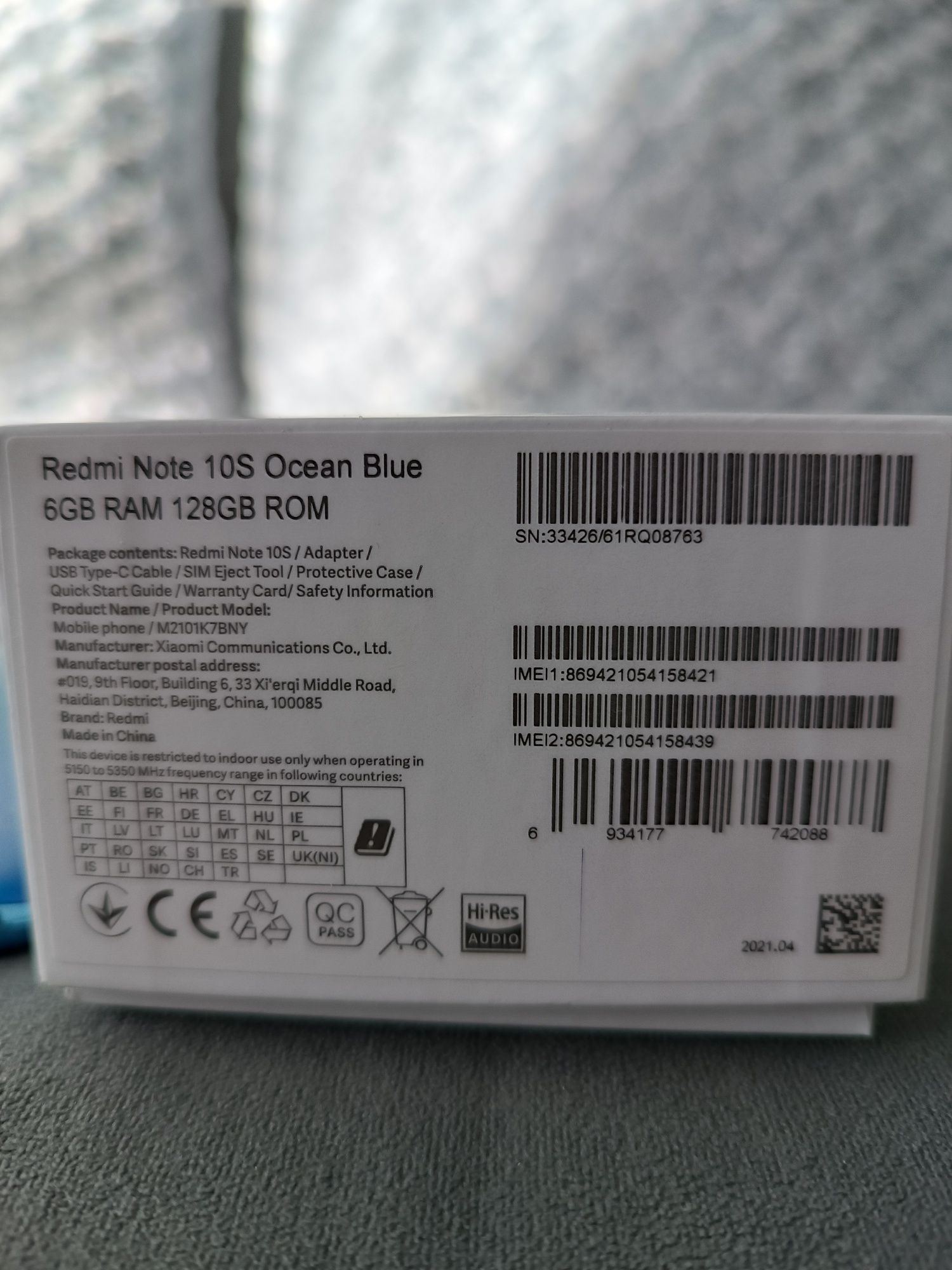 Redmi Note 10S 128GB