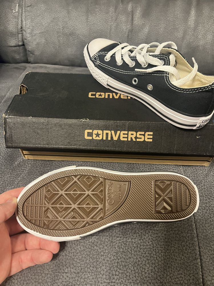 Converse черен нисък