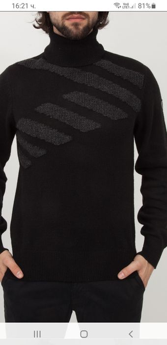 Emporio Armani EA7 Wool Knit - 50 / L  ОРИГИНАЛ! Мъжки Вълнен Поло Пул