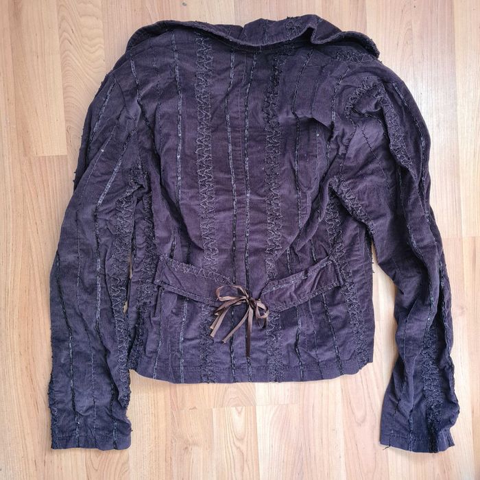 Sacou dama maro  cu  nasturi