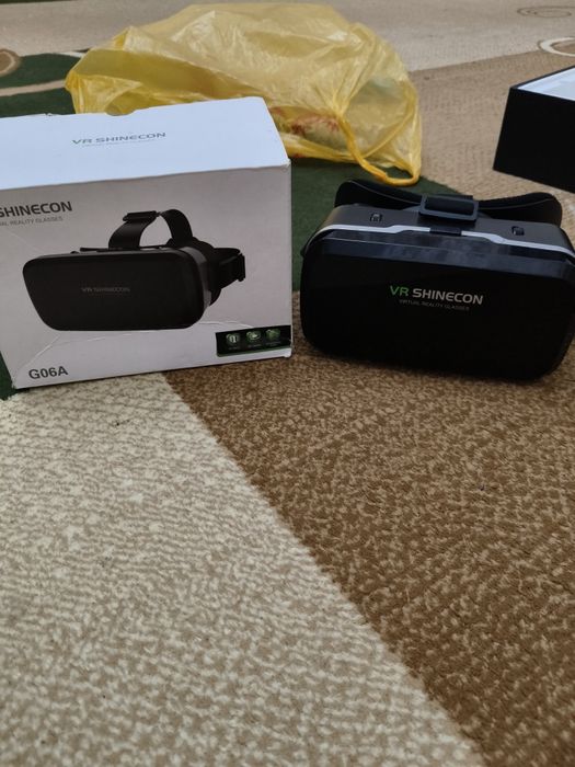 VR SHINECON G06A, вр очки 360,подставляется телефон  видео 360