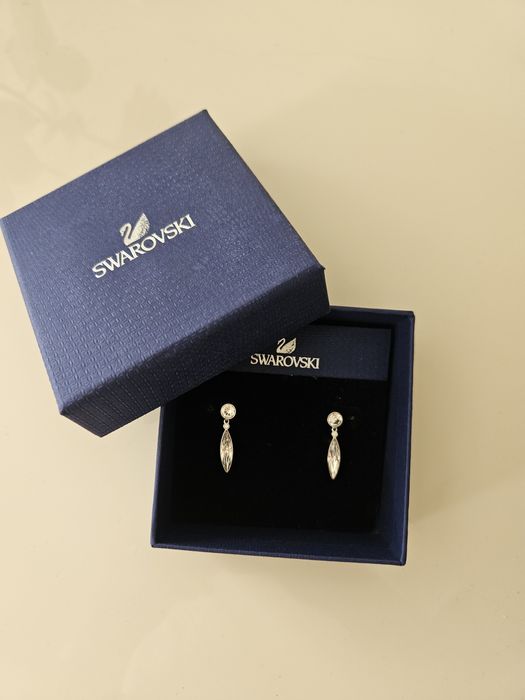 Обеци Swarovski с камъни
