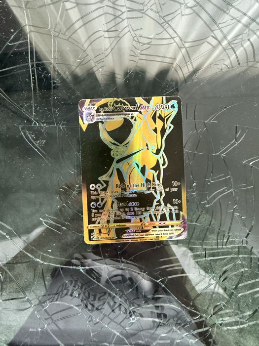 Cărți Pokemon Ice Rider Calyrex Și Shadow Rider Galyrex în stare bună.