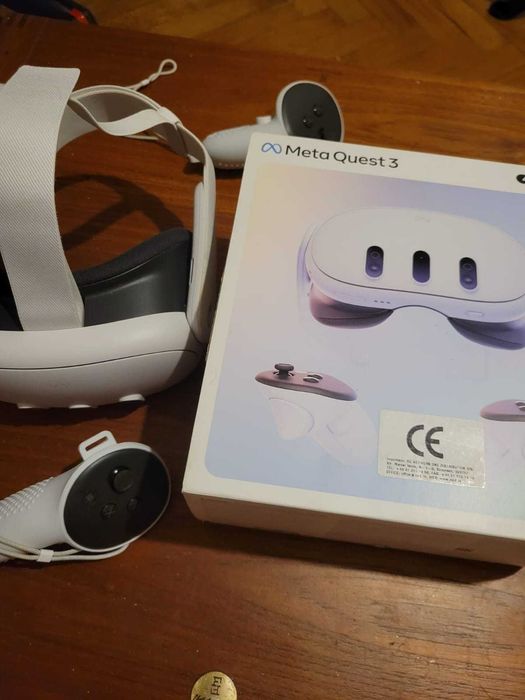 VR META Quest 3, 512GB, Alb