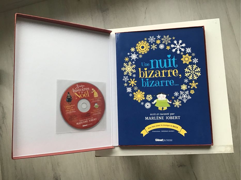 Povesti de Craciun, set de 3 carti ilustrate in franceza, noi