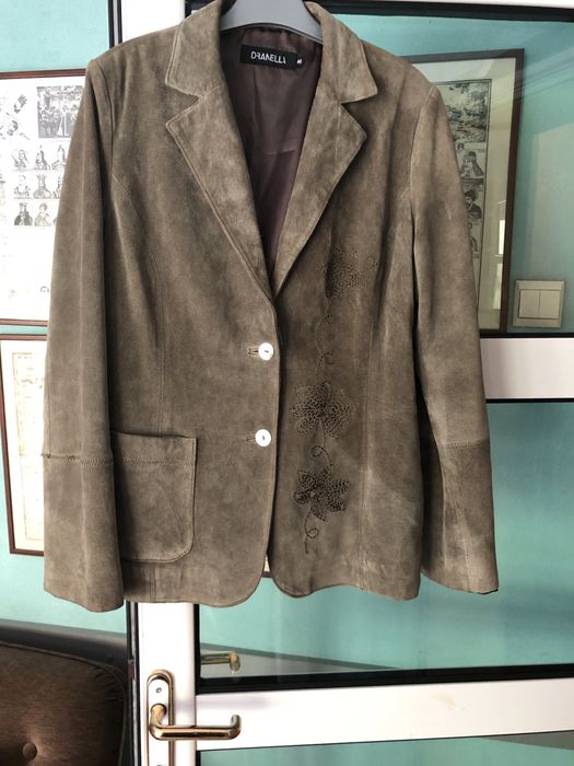 Sacou imitatie piele intoarsa