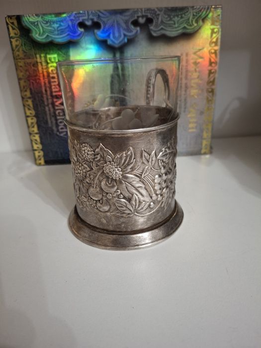 Подстаканик  мельхиор