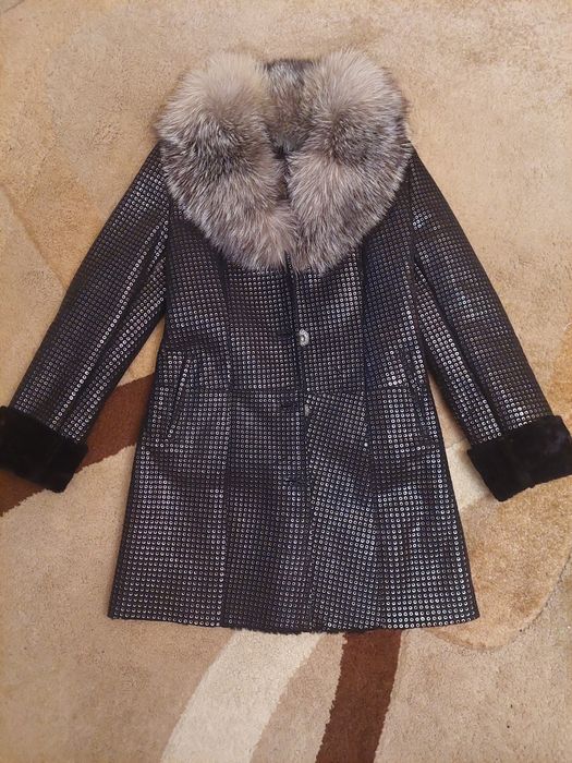 Зимни палта естествен косъм