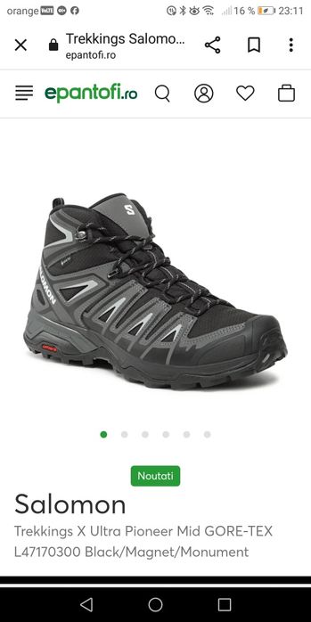 Ghete Salomon x ultra 4 mid