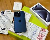 Iphone 15 PRO Blue Titanium - НЕРАЗЛИЧИМ ОТ НОВ ! 24м Гаранция