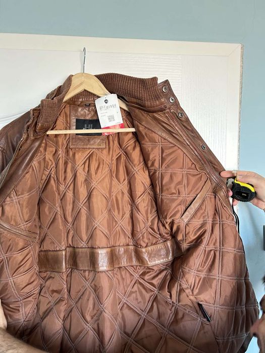 Мъжко кожено манто 52 размер