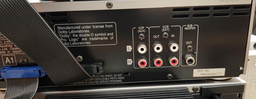 Sistem Technics complet cu dvd changer și telecomandă