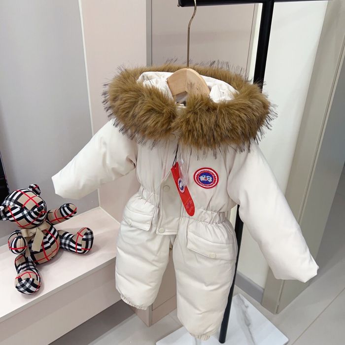 Combinezon Canada Goose copii – model premium alb