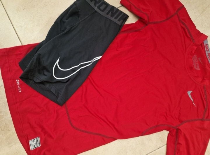 Nike Pro лот за момче клин и тениска