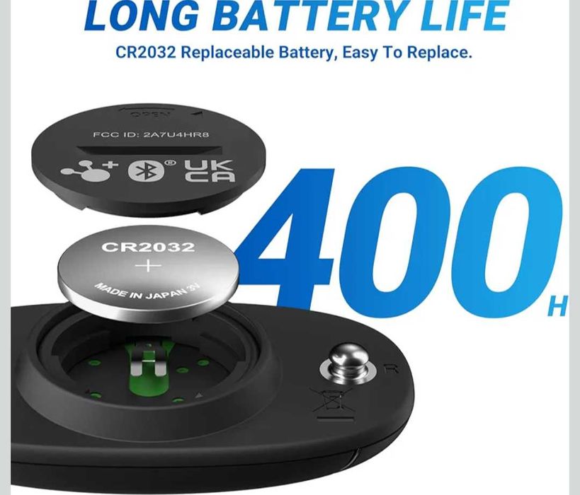 Монитор за сърдечен ритъм moofit HR8 Bluetooth 5.0/ANTс колан за гърди