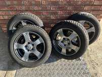 Jante aliaj r14 cu anveplope iarna 5x100 /Polo/Fabia /
