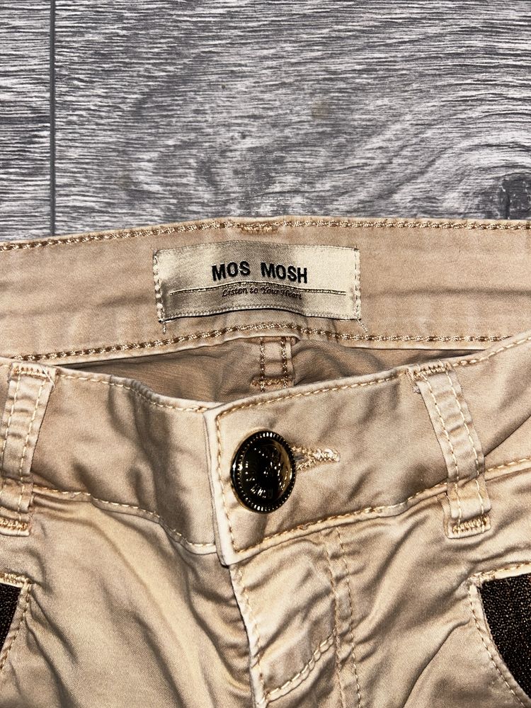Pantaloni office bej Mos Mosh