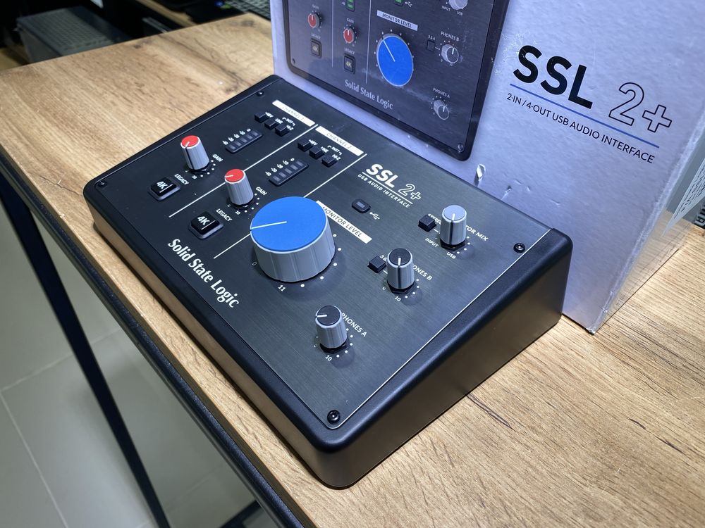 Аудиоинтерфейс Solid State Logic SSL 2+, 24 бит, 192 кГц, 10316/А10