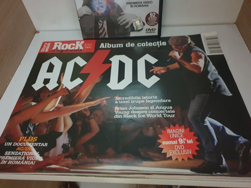 Film documentar dvd AC/DC și revistă
