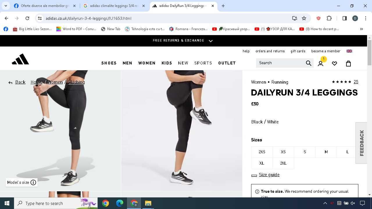 Pantalon ADIDAS Response CLIMALITE 3/4 leggings