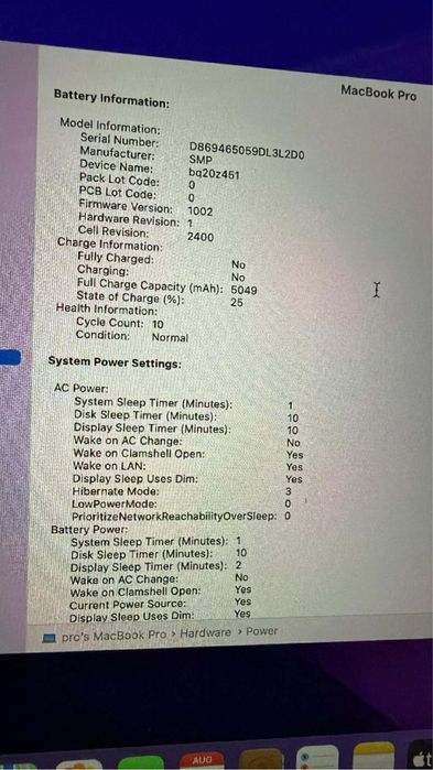Macbook Pro 13inch 2019 full box conditie ca nou