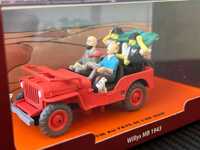 Macheta 1/43 Moulins Tin Tin Jeep Willys MB 1943