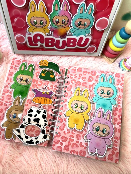 Велкро книга Labubu