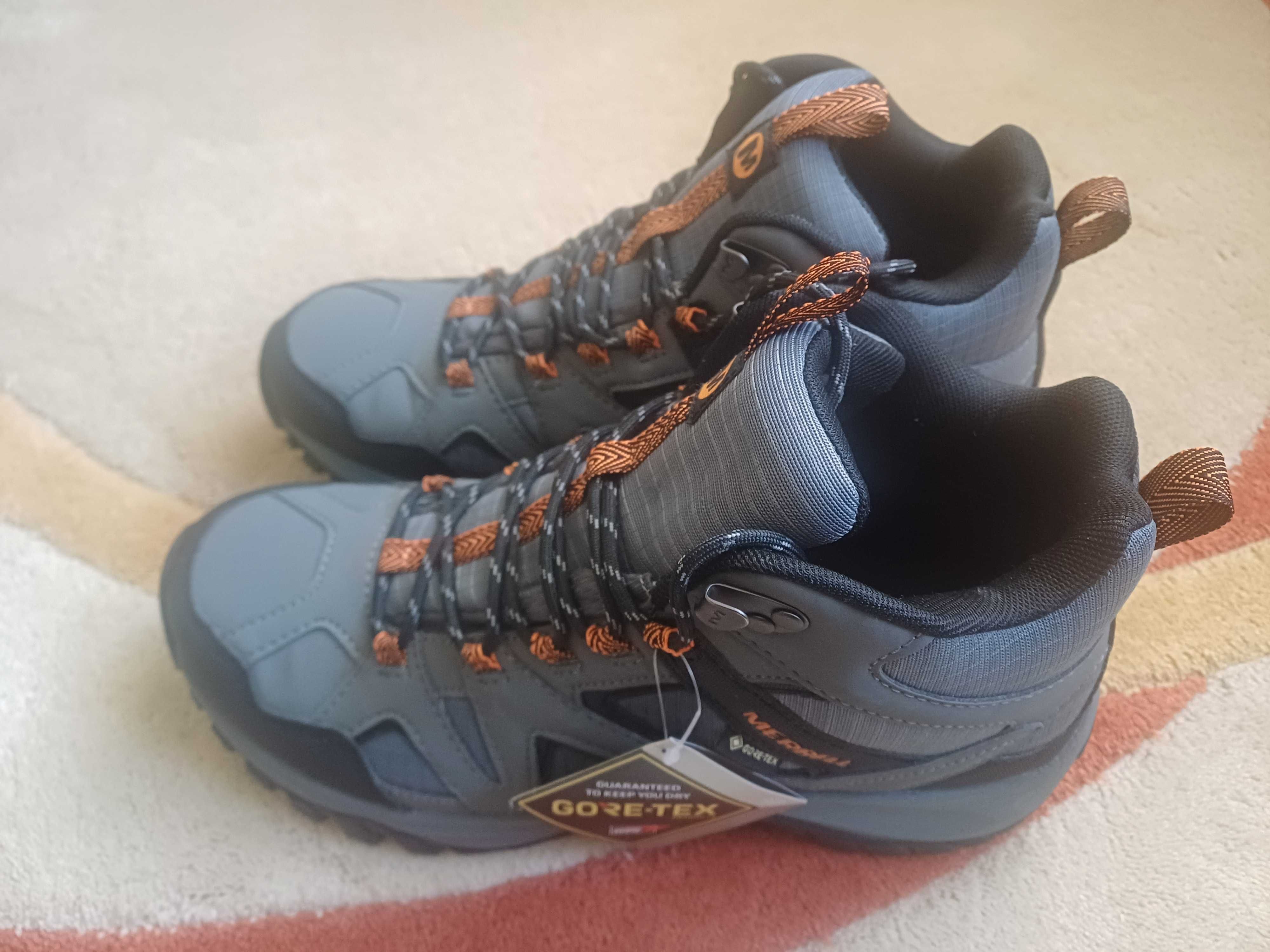 Ghete Merrell Bryce Mid GTX 44 NOI impermeabile