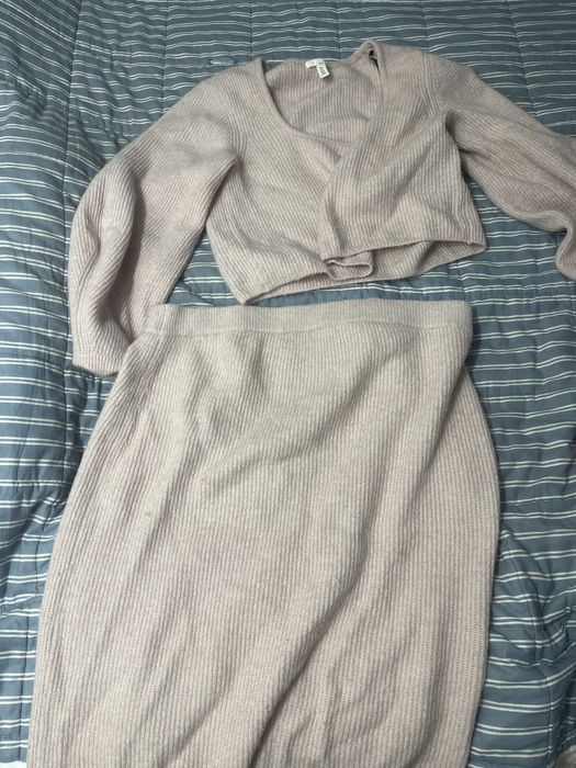 Compleu fusta + bluza gravide H&M