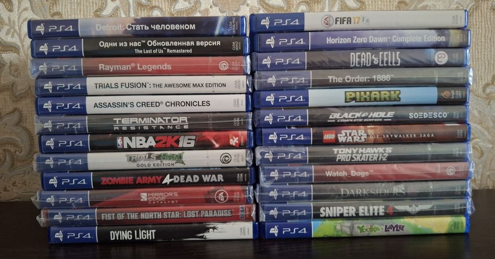Игры на дисках для приставки Playstation 4 PS4 PS5