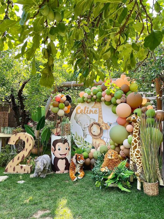 Inchiriez decor safary, arcada baloane, foto corner