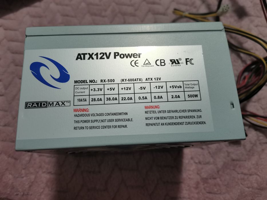 Sursa RAIDMAX 500W
