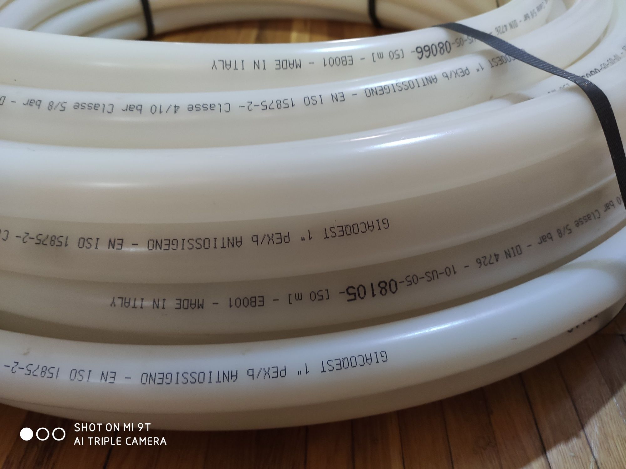 PEX/b ANTIOSSIGENO EN ISO 15875-2-сшитые трубы для водного пола