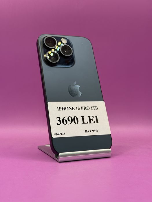 Iphone 15 Pro 1TB 91% •Amanet Matei Crangasi•48499