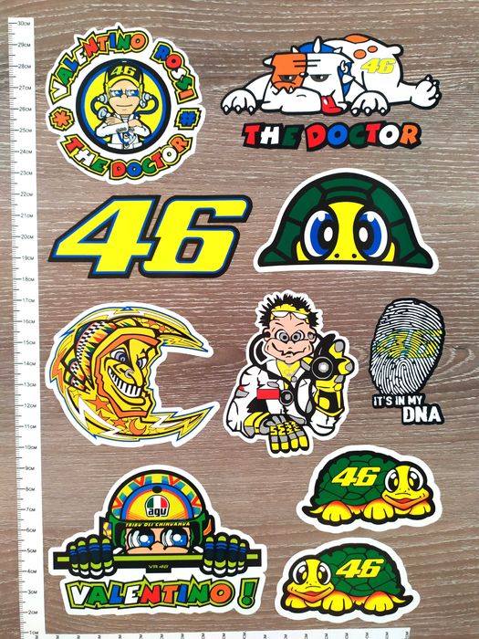 Стикери Валентино Роси Valentino Rossi - 11 бр.