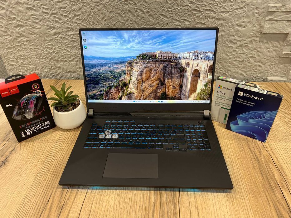 Игровой ноутбук ASUS ROG STRIX G17 /Ryzen 7-4800H/16GB/512GB/RTX3050D1