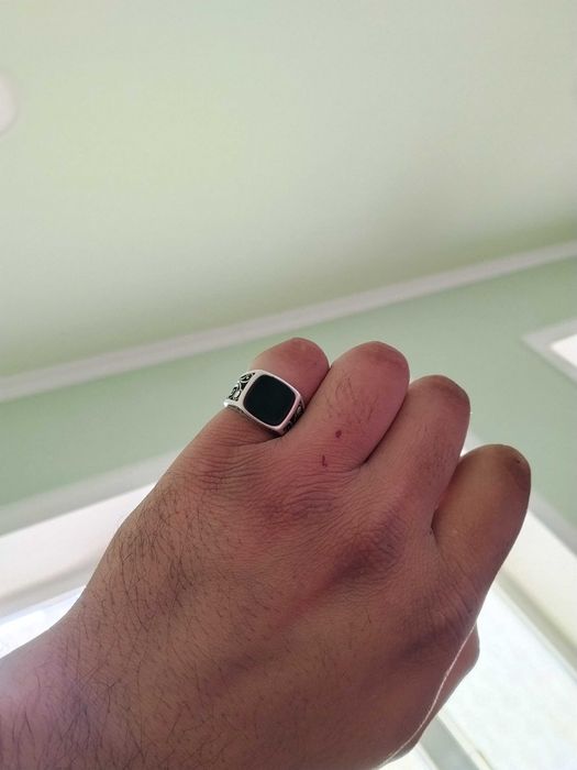 Мужское кольцо СЕРЕБРО, Печатка