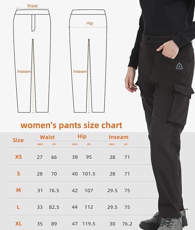 Pantaloni cu incalzire pentru femei ideali pentru ski sau drumetii