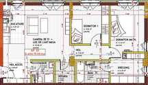 Apartament de 3 camere cu gradina de vanzare, Floresti | Tineretului