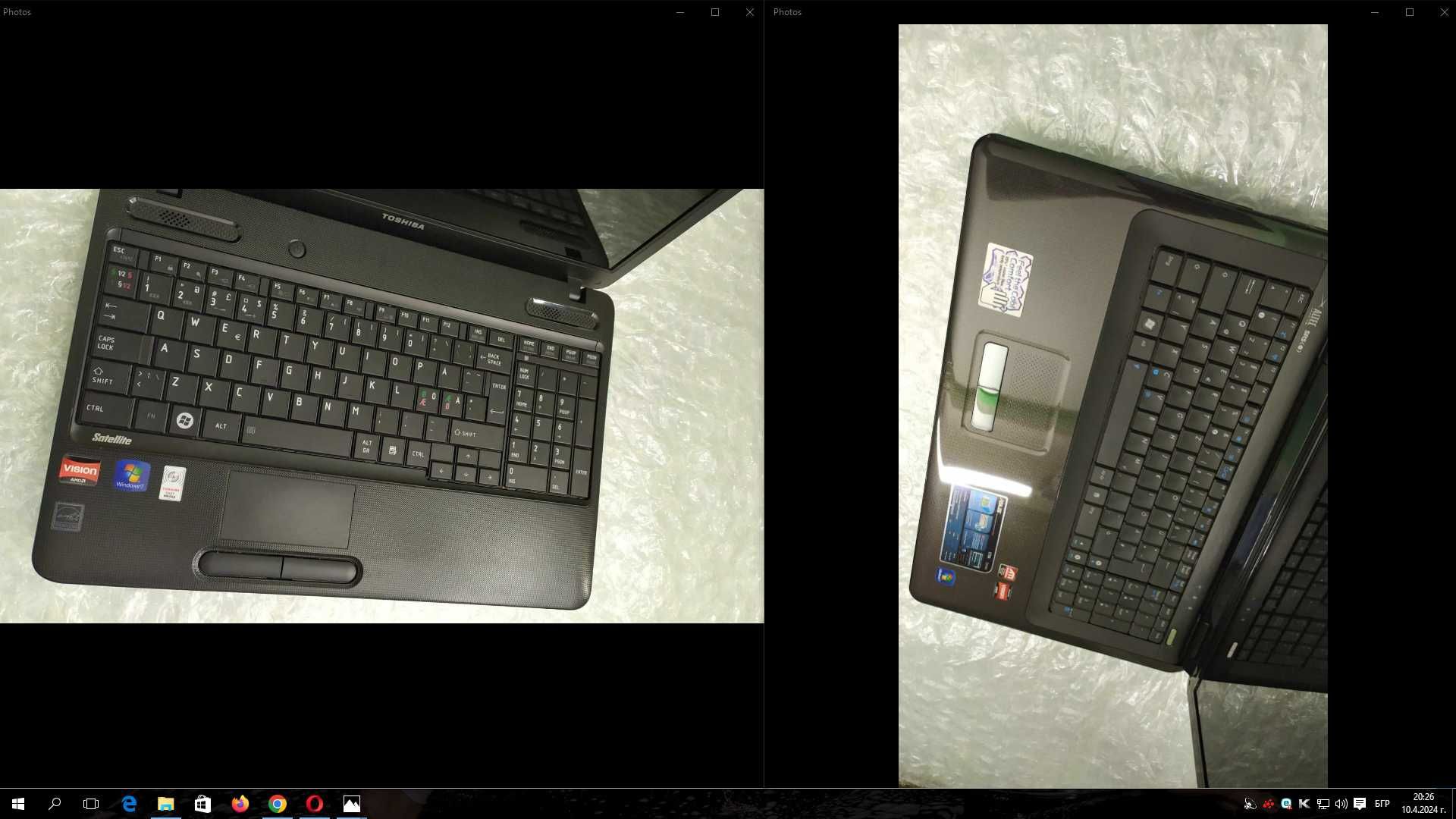 2 Лаптопа Asus-17,3 инча-SSD 240ГБ,Toshiba-Рам 6ГБ-15,6 инча Внос